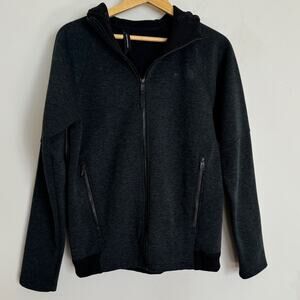 The North Face Full Zip Hooded Jacket Charcoal Gray Size S